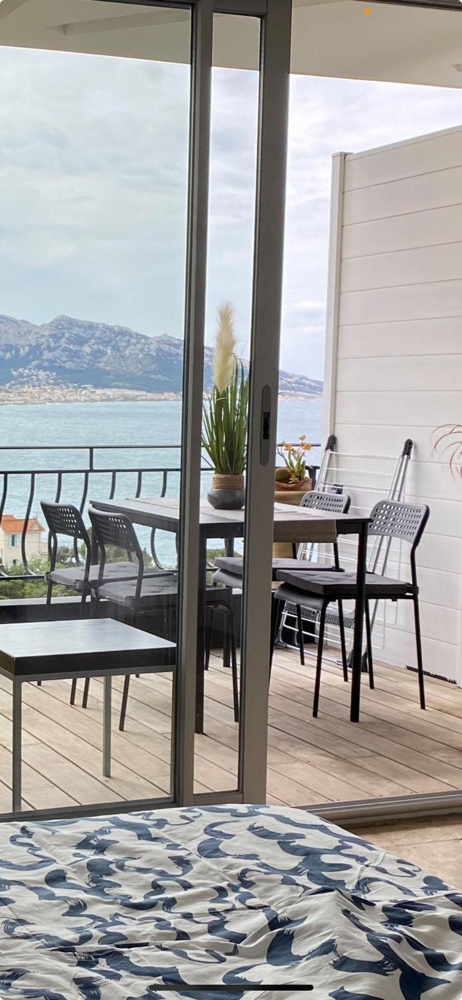 Appartamento Vu Sur Mer Corniche Marsiglia Esterno foto