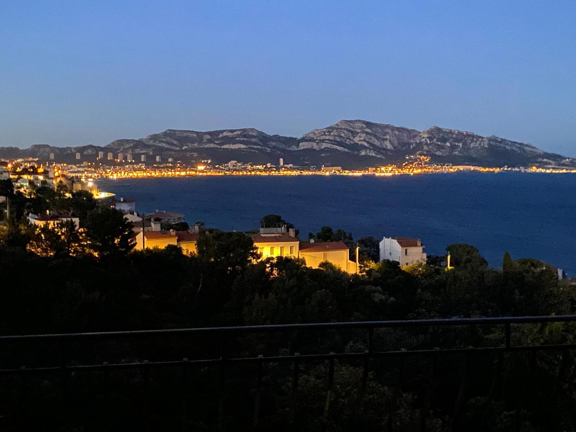 Appartamento Vu Sur Mer Corniche Marsiglia Esterno foto